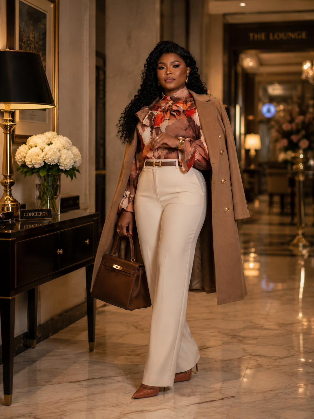 The First Lady Pleated Skirt Set