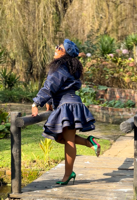 The Belle E’poque Co- Ord Denim Set
