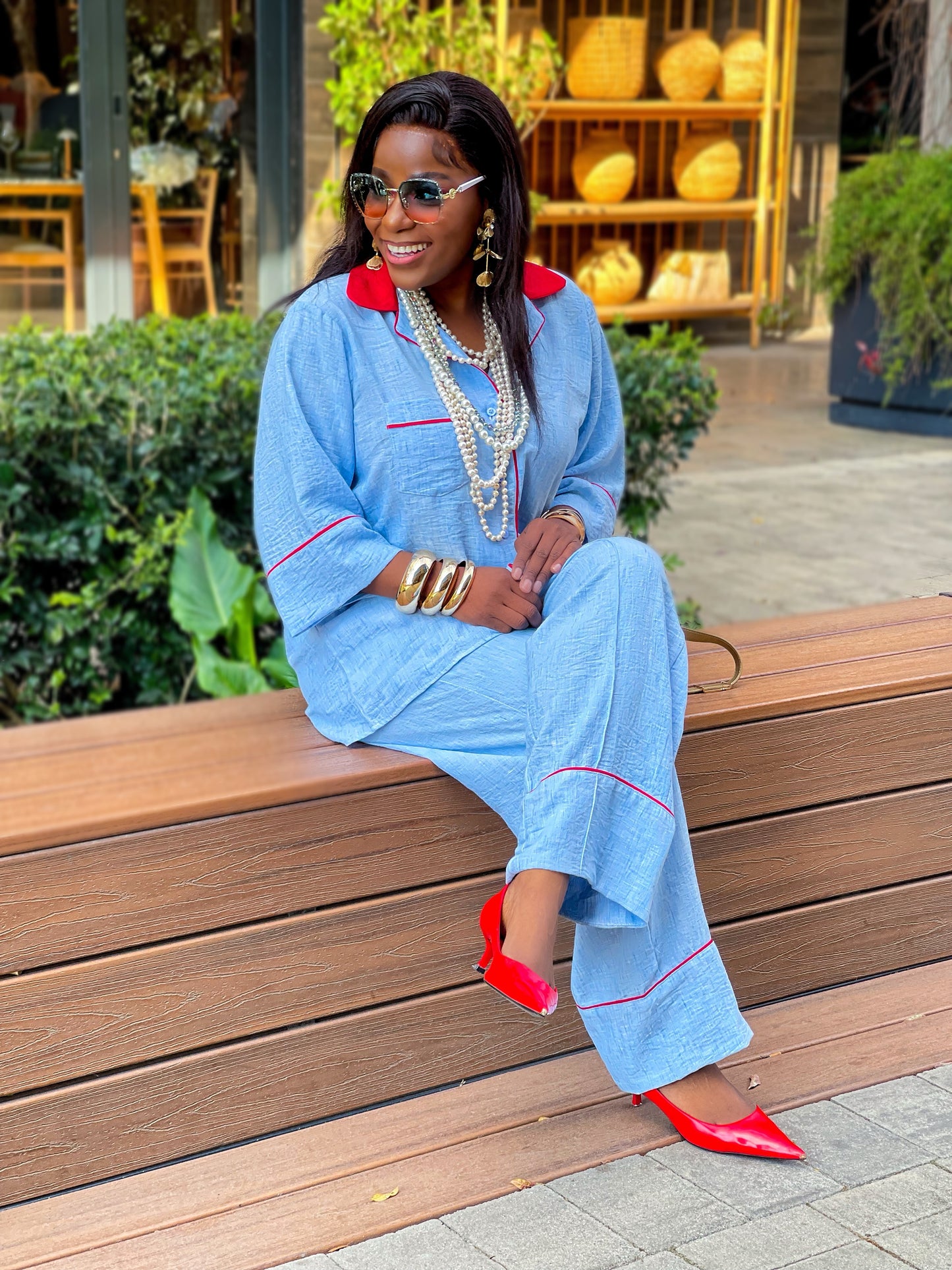 The Chic Serenity Linen Set