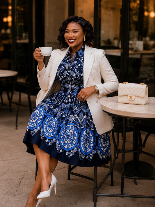The Sapphire Dynasty Dress