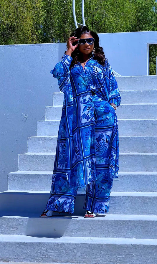 Royalty Holiday Pants & Shirt Dress Set