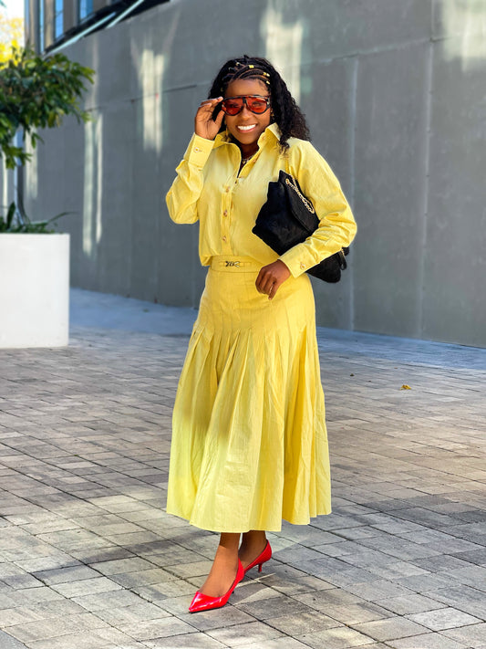 Sunny 🌞 Elegance Two Piece Set