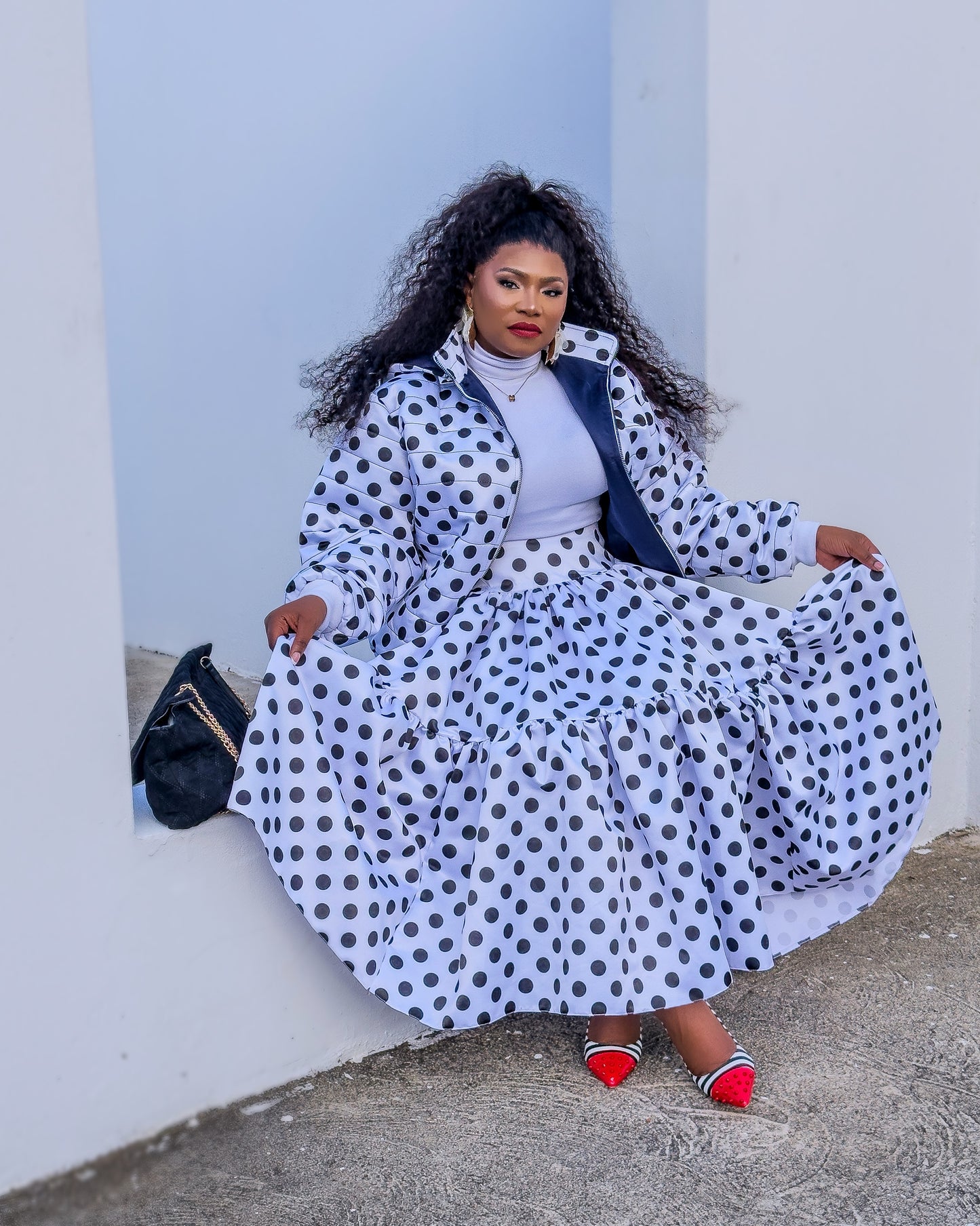 The Polka Prestige Bomber Set