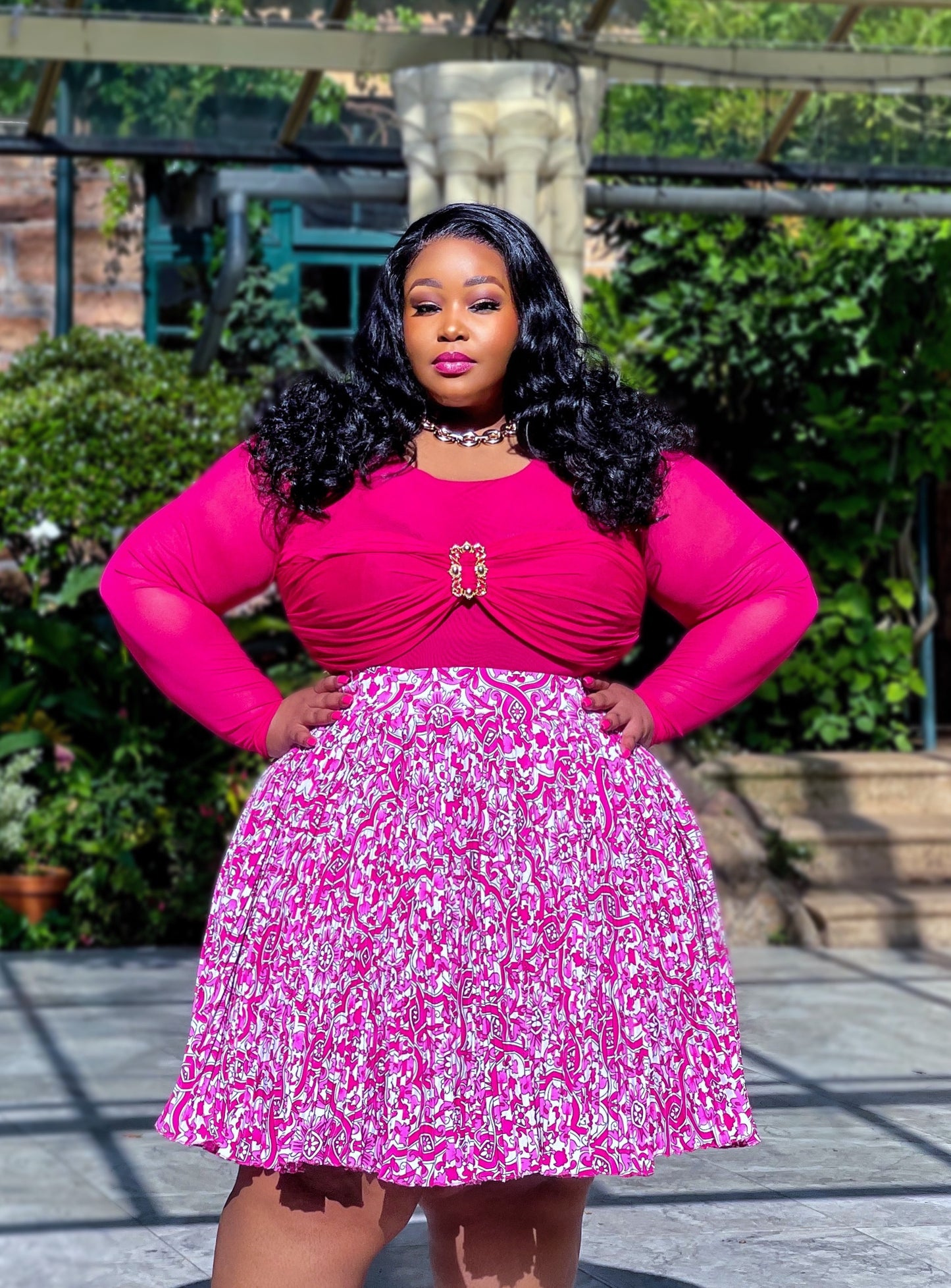 The Royal Rosette Monarch Pleated Dress OR Skirt Set
