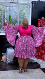 The Royal Rosette Monarch Pleated Dress OR Skirt Set