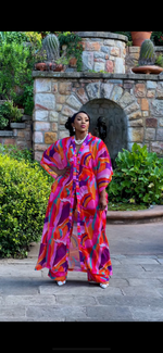 Pink Calm Summer Breeze Kimono Set