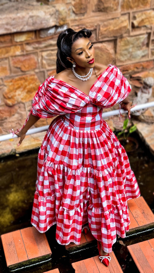 The Yuletide Grandeur Maxi Dress