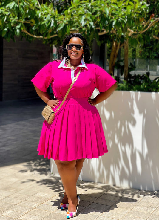 Tennis 🎾 Pleated Skirts Set