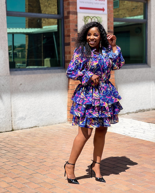 Andiswa Blue Signature Skirt Set