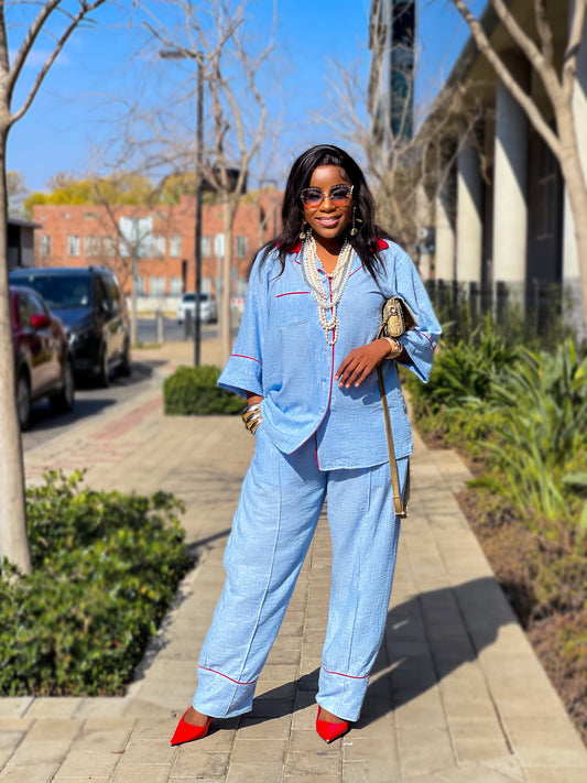 The Chic Serenity Linen Set