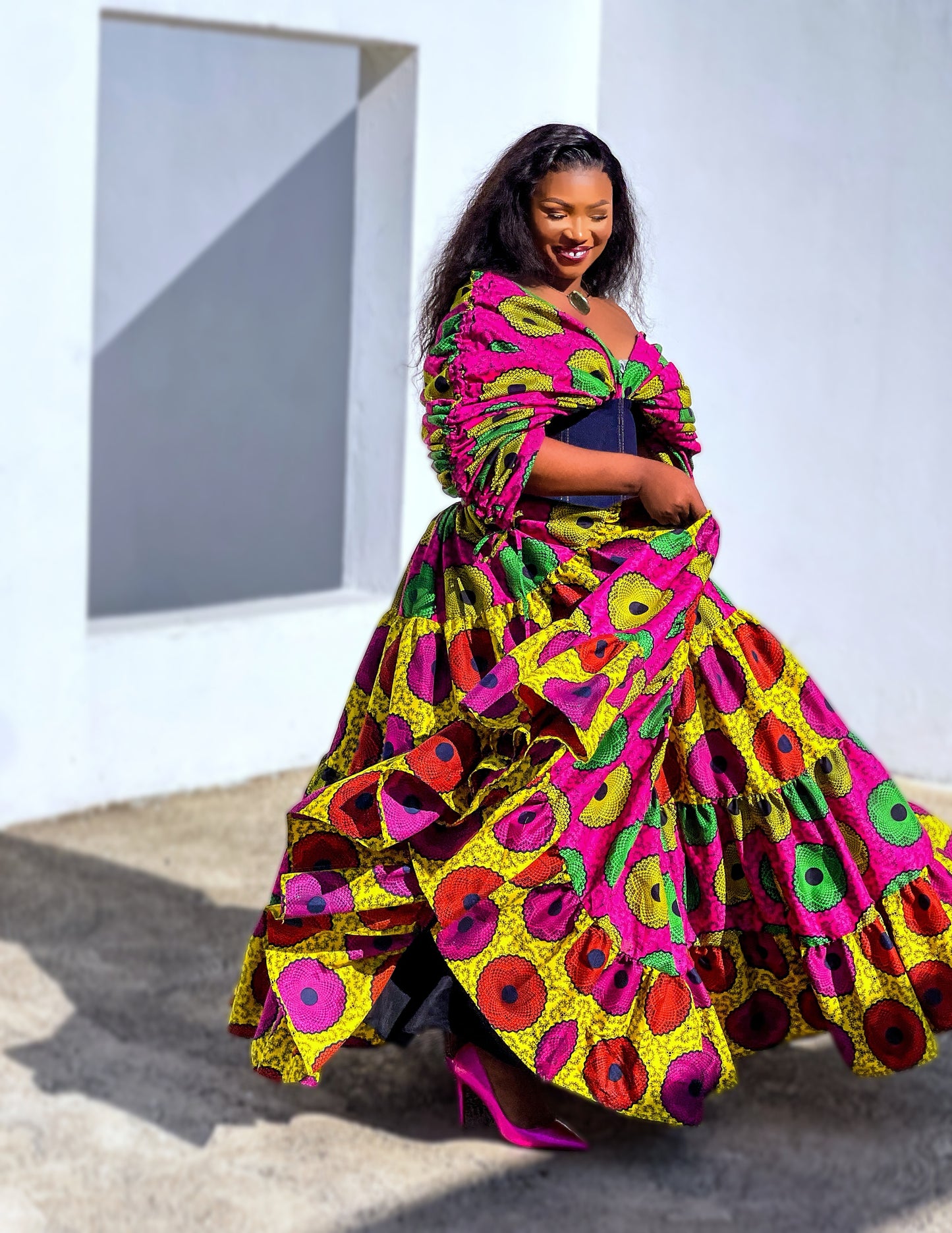 The Matriarch Royal Maxi Dress