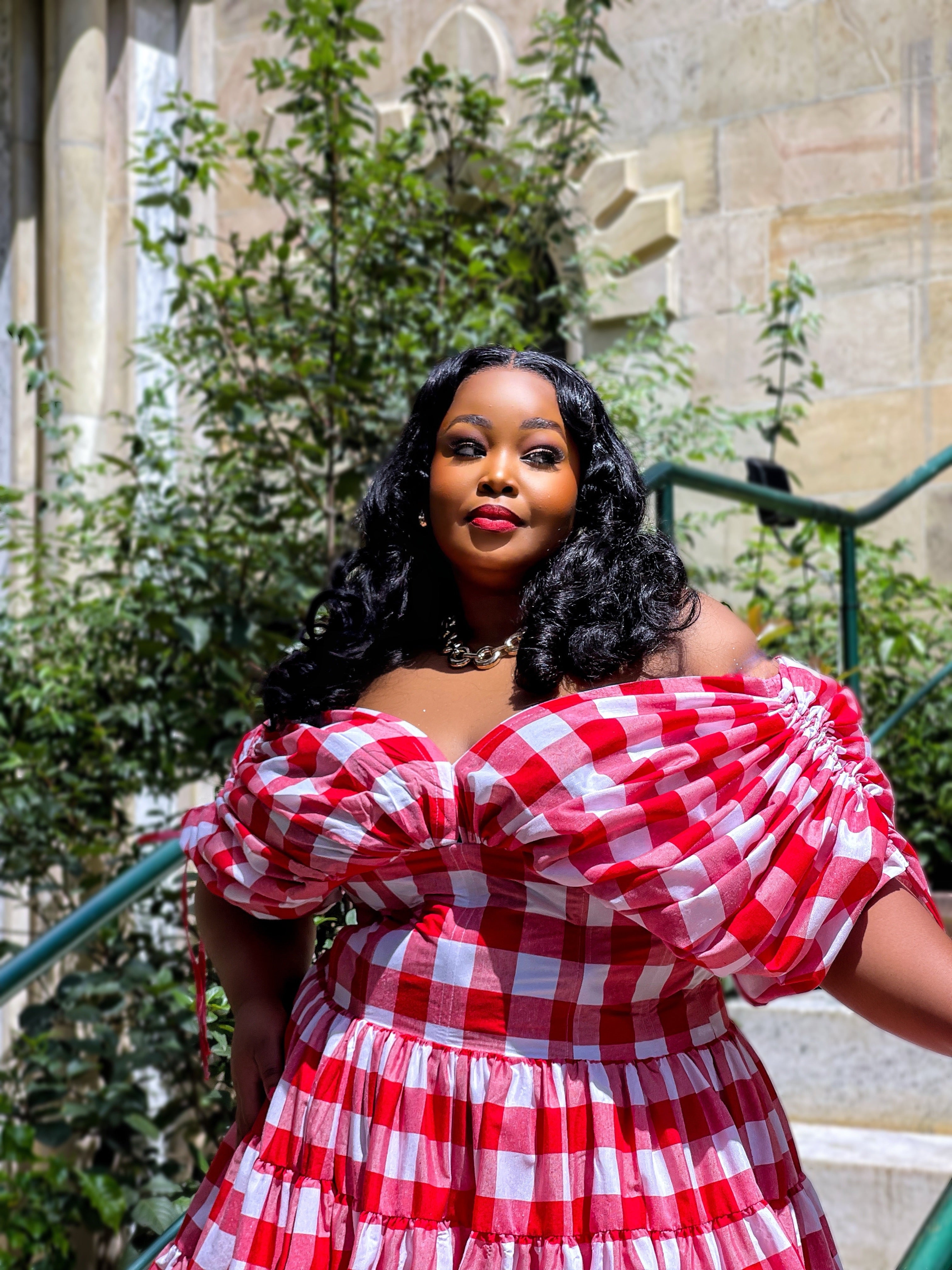 The Yuletide Grandeur Maxi Dress Knee Lenght