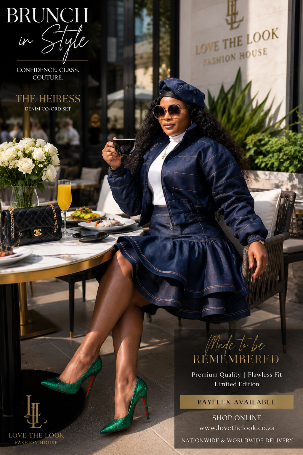 The Belle E’poque Co- Ord Denim Set