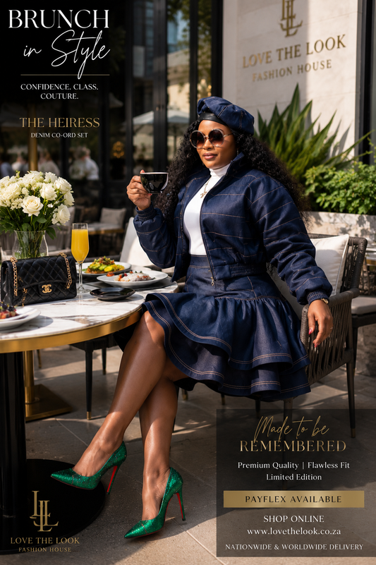 The Belle E’poque Co- Ord Denim Set