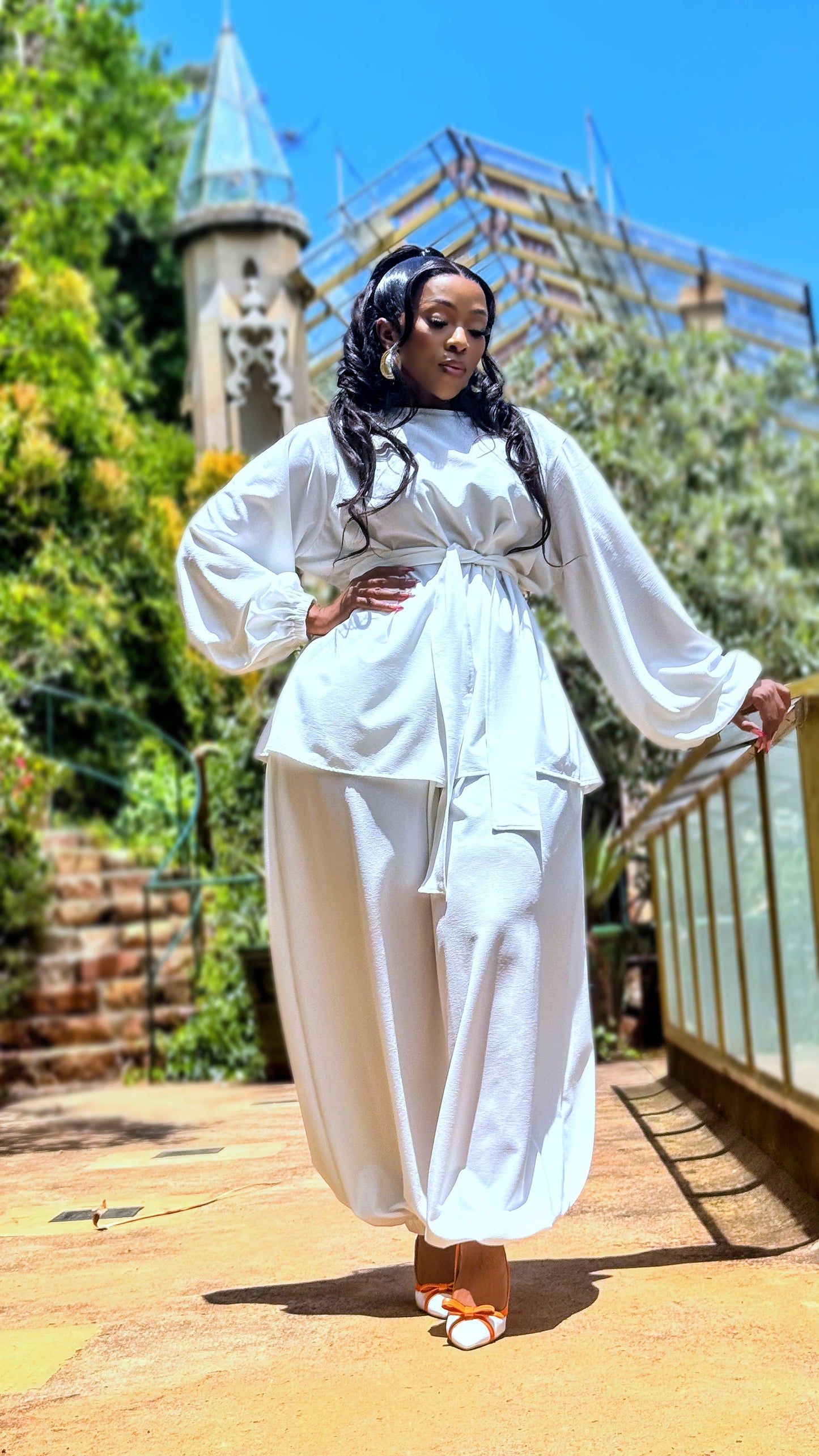 The Imperial Serenity Ballon Pants Set