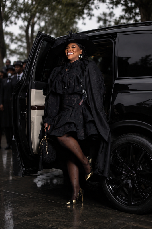 Black Opulence Skirt Set