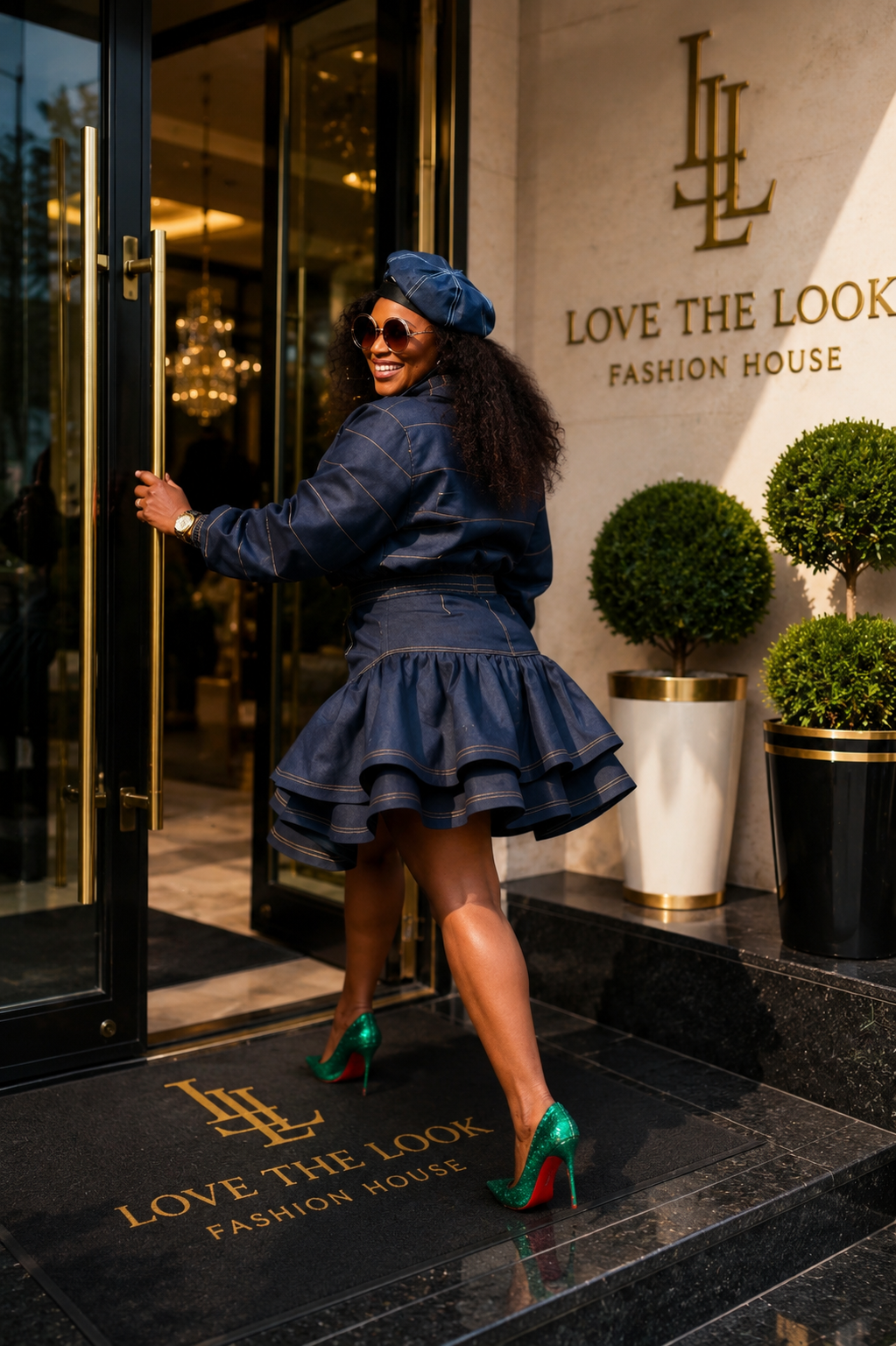 The Belle E’poque Co- Ord Denim Set