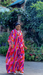 Pink Calm Summer Breeze Kimono Set