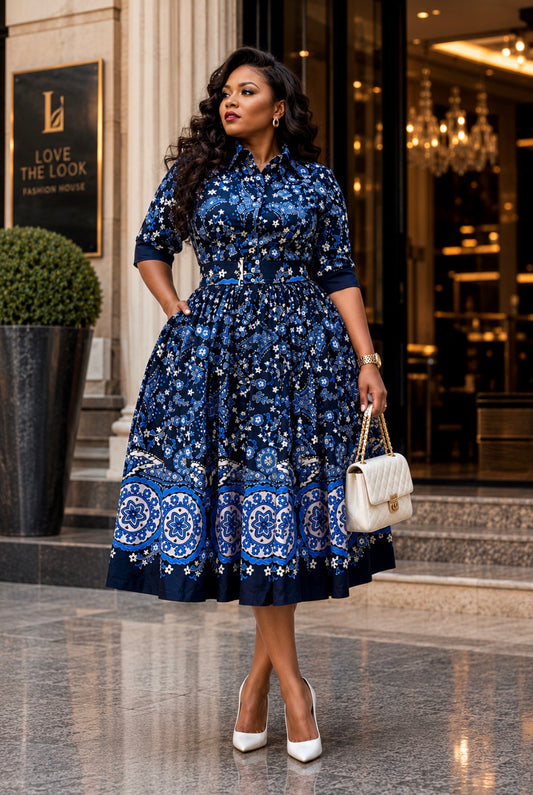 The Sapphire Dynasty Dress