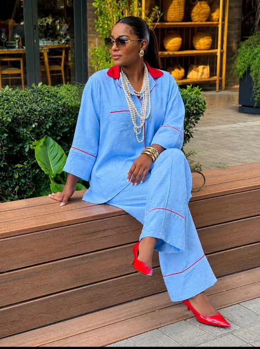 The Chic Serenity Linen Set