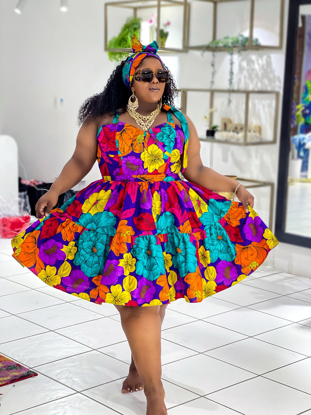 Manyalo Boobtube Ankara Dress