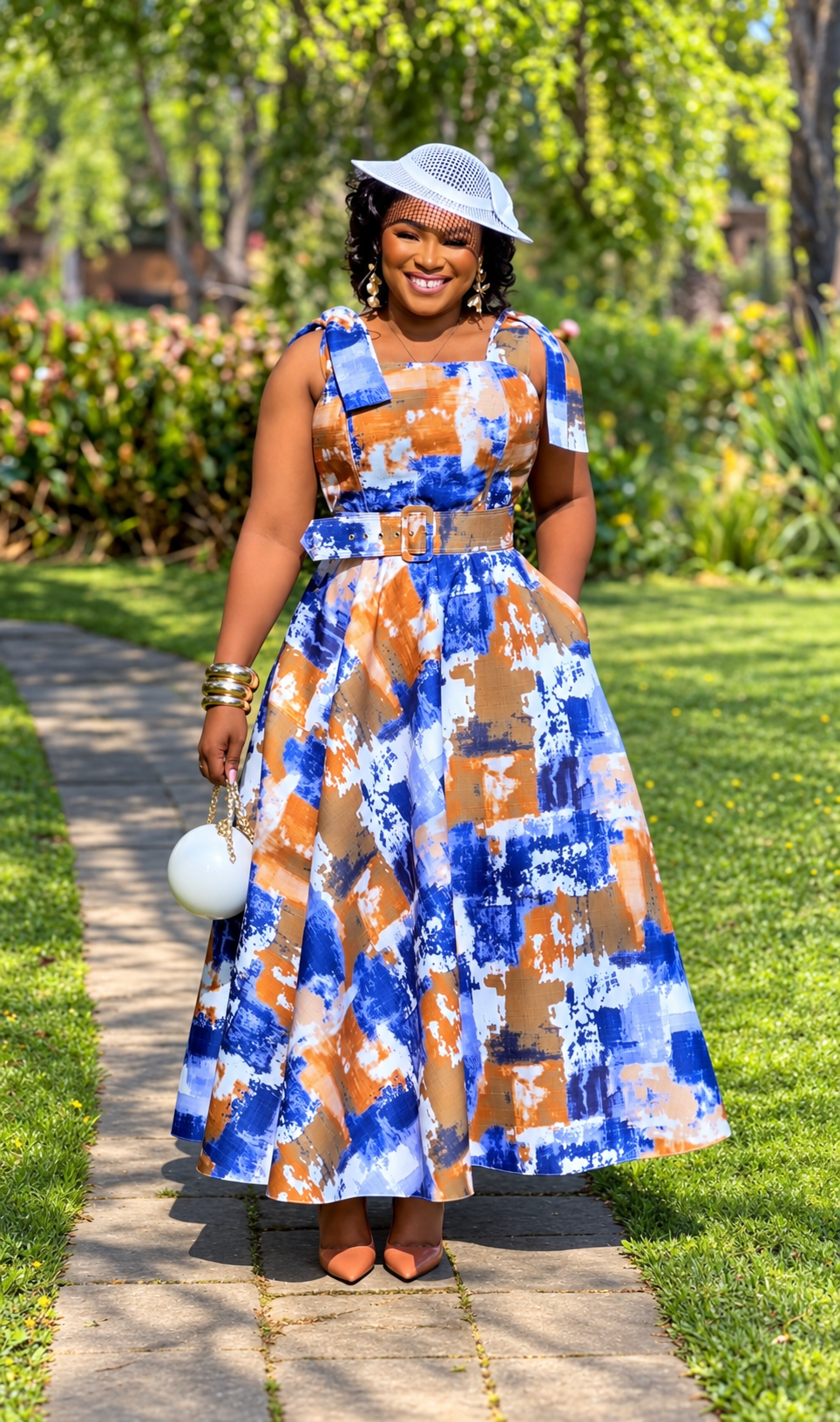 Navy Azure Boobtube Dress