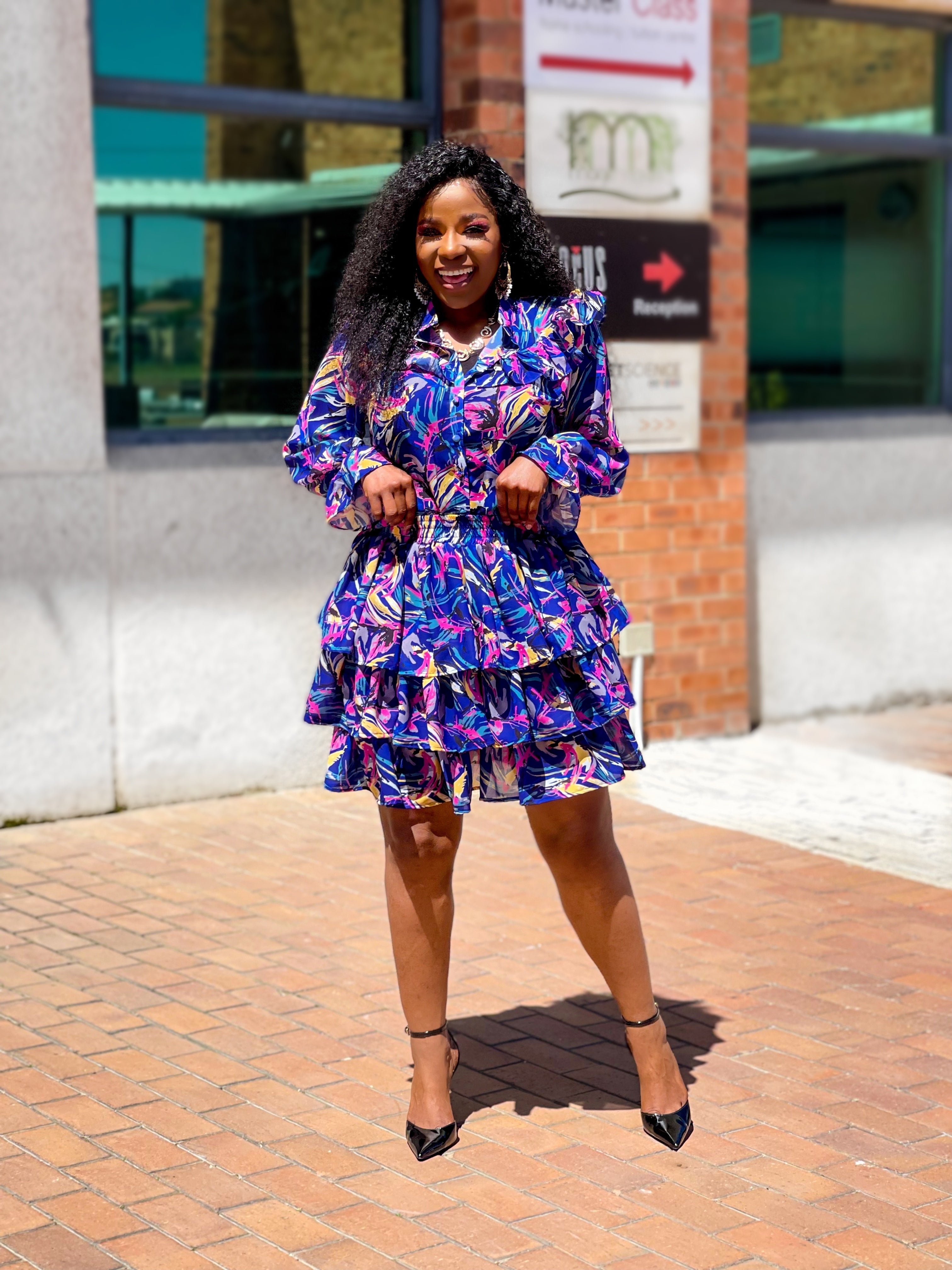 Andiswa Blue Signature Skirt Set🖲️