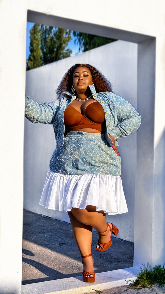 The Crystal Majesty Denim Ensemble