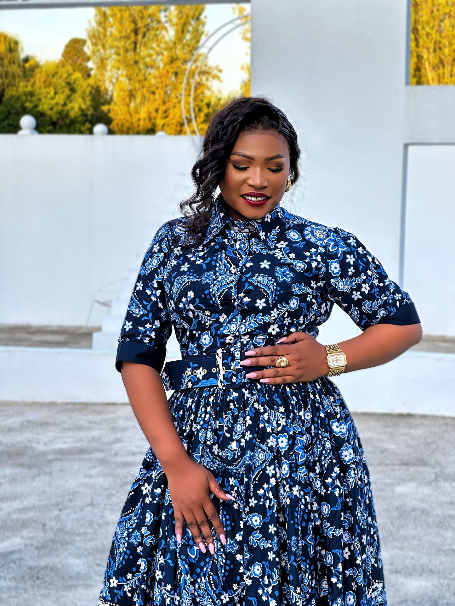 The Sapphire Dynasty Dress