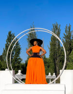 Royalty Tangerine Maxi Dress
