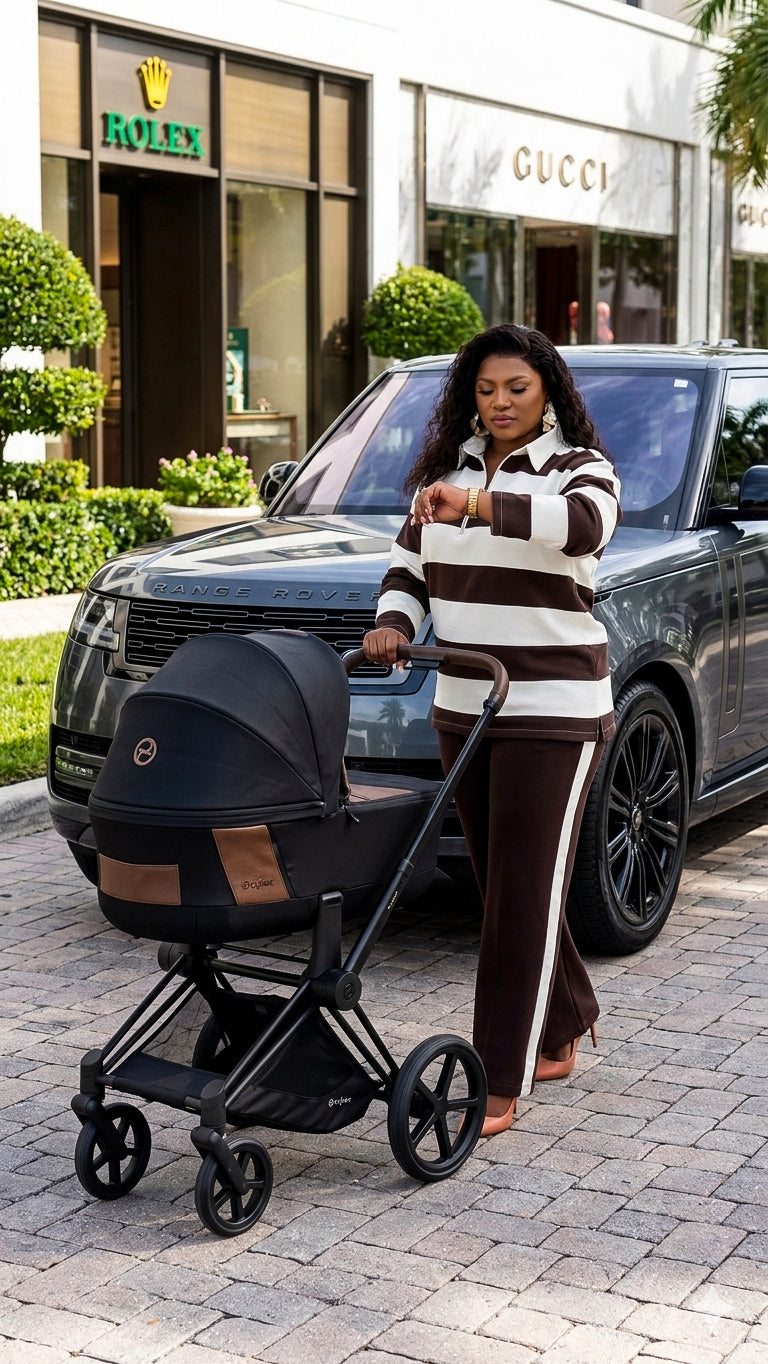 The Elite Mocha Golf Shirt Set