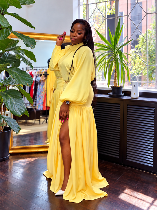 Butter Yellow Serenity Skirt Set