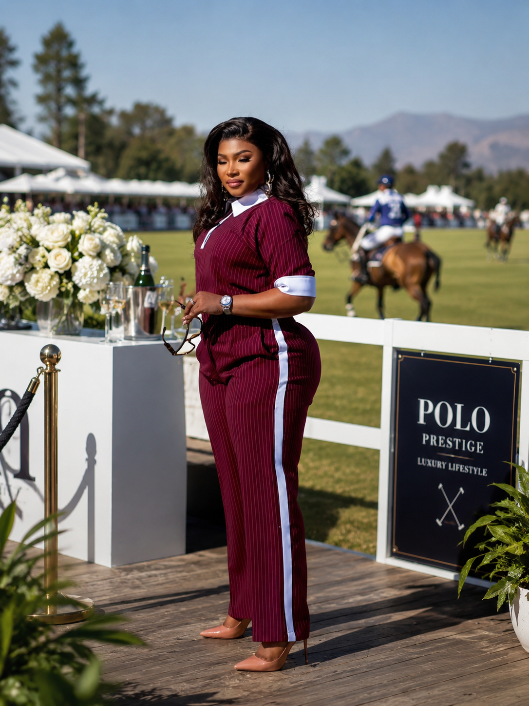 The First Class Pinstripe Co-Ord