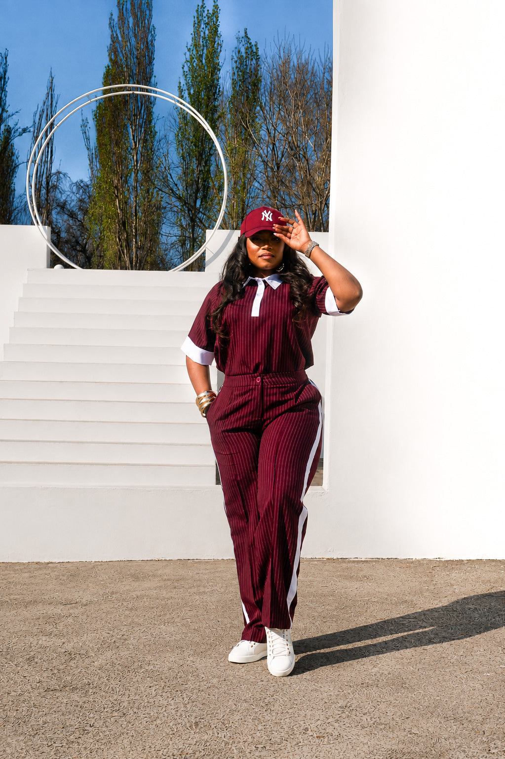 The First Class Pinstripe Co-Ord