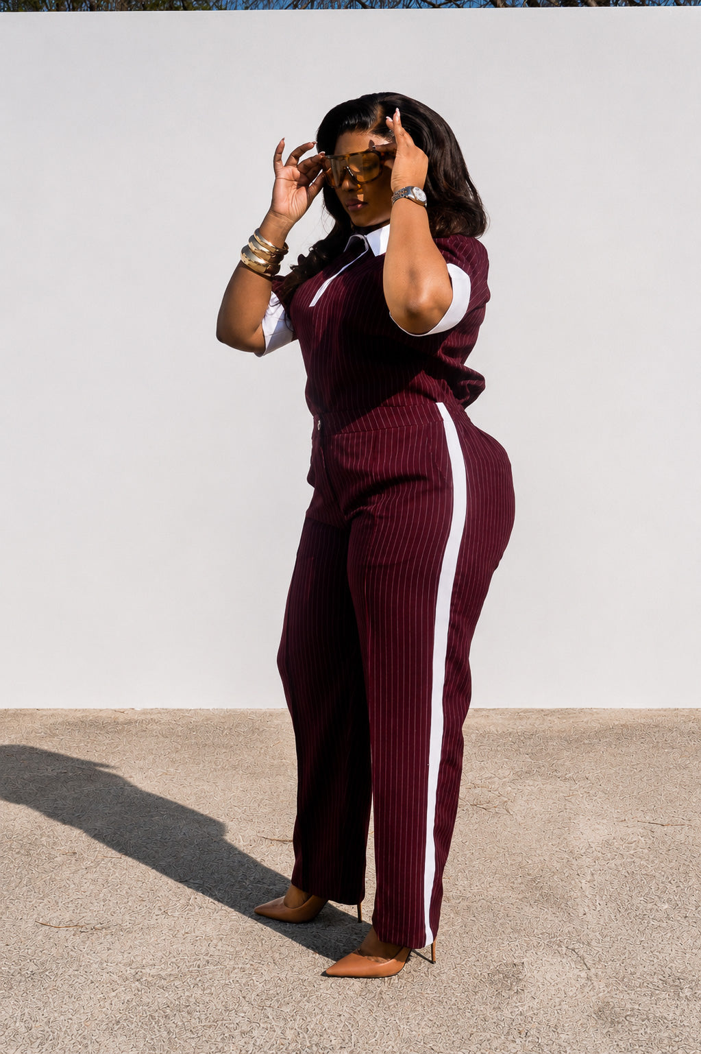 The First Class Pinstripe Co-Ord