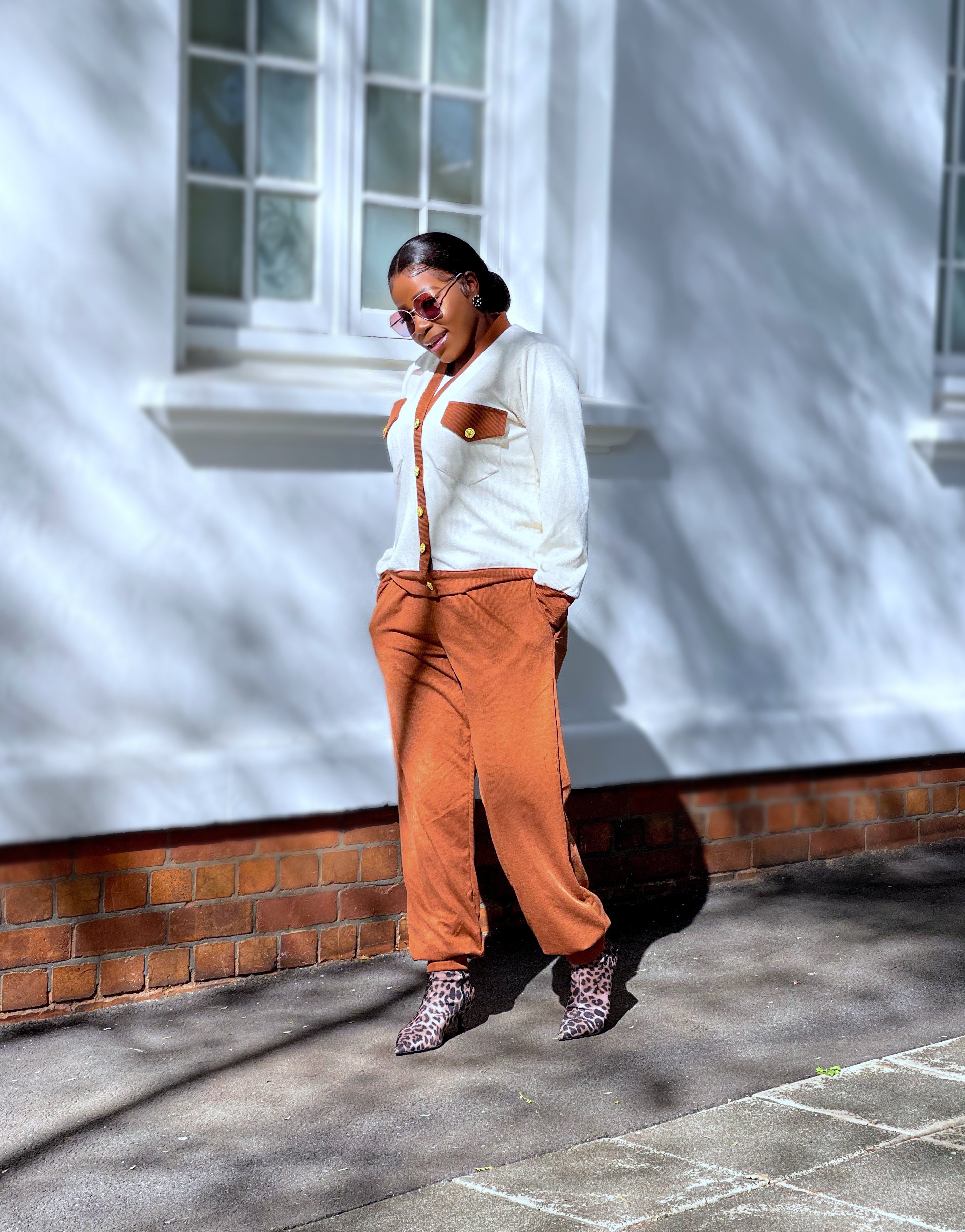Bright Carrot Orange Pants - Boutique Work Attire – Shop The Mint