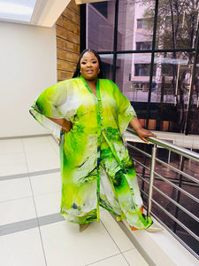 Andy Lime Kimono Set