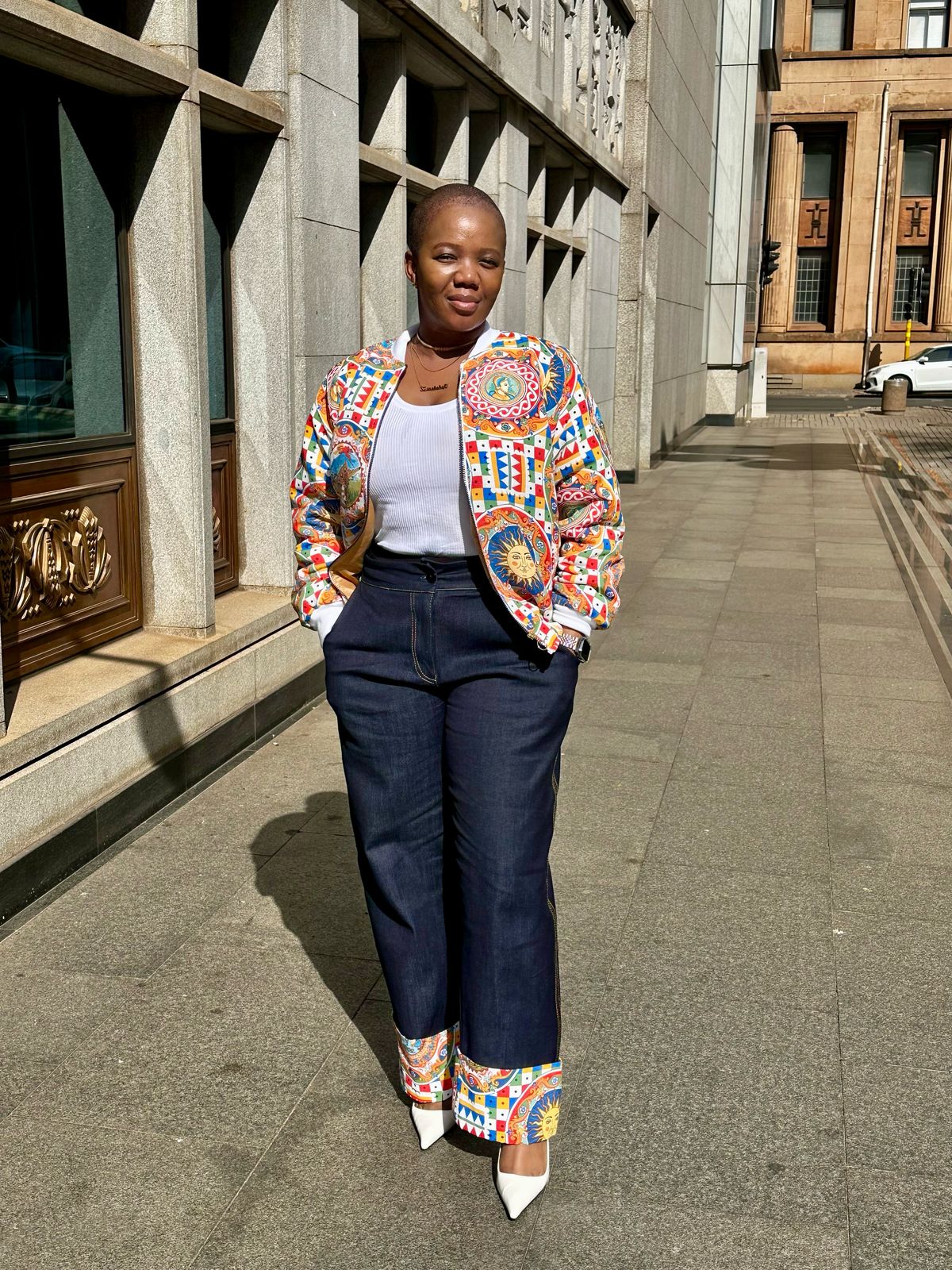 Jockey Print Bomber Jacket