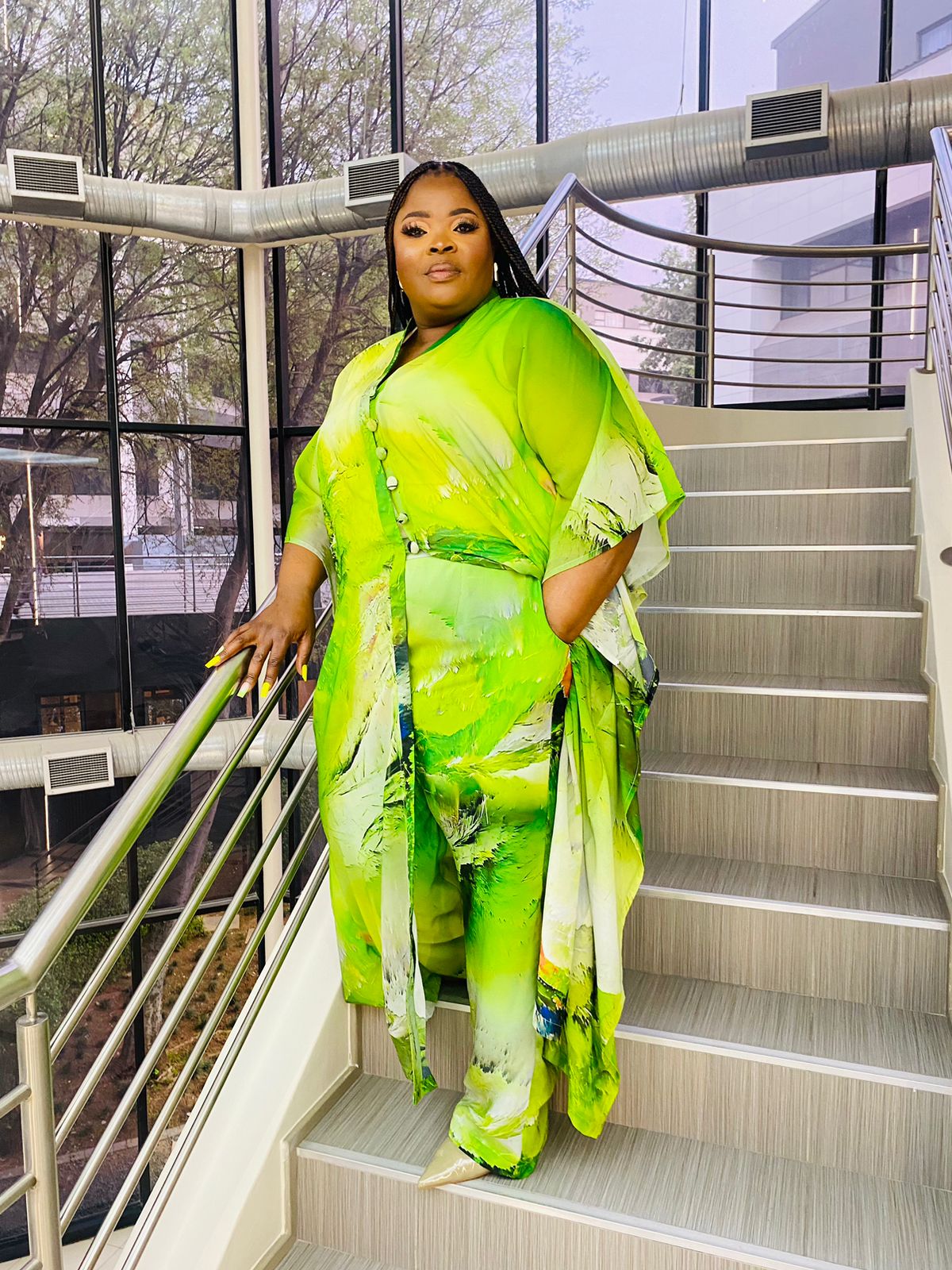 Andy Lime Kimono Set