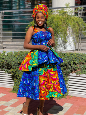 Ankara Lux Wedding Guest Set